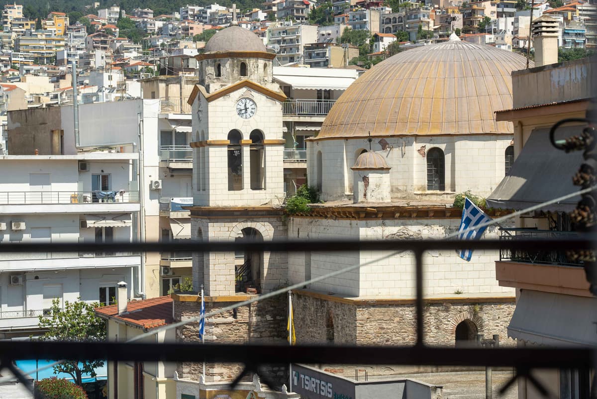 Scenic view of Kavala, showcasing the ideal location of our suites